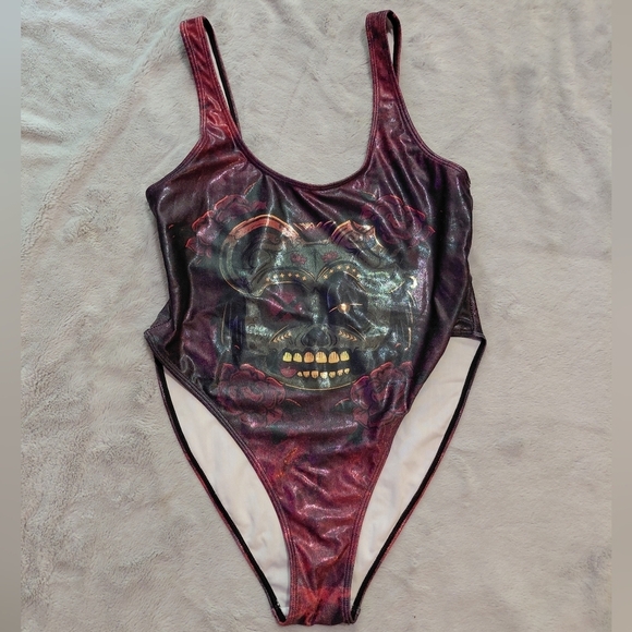 Scummy Bears X Sullivan King Bodysuit Rave Festival Acessories Bundle Size Large - Picture 3 of 10